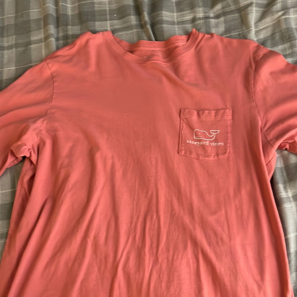 Vineyard Vines Mens Long Sleeve Pink
